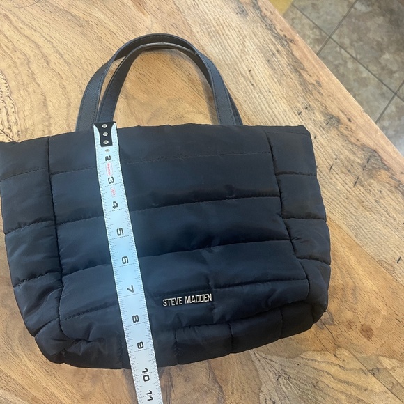 Steve Madden Black Quilted Tote Bag 🖤👜 - Picture 3 of 16